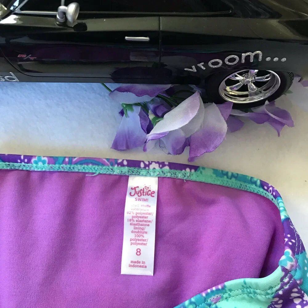 Justice NWOT Swimwear Bottom Girls 8